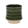 Cheungs Perlacea Curved Round Tapering Ceramic Pot- Large - Green - 2 of 4