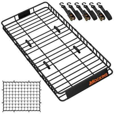 Mockins 84"x39"x6" Rustproof Extendable Roof Rack | Three Length Options - 40/63/84"