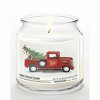 Courtside Market Santo's Tree Farm  Snickerdoodle 12.8oz Soy Wax Candle Glass Jar with Brushed Silver Metal Lid - 2 of 3