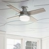 Hunter Dempsey 44" Lighted Ceiling Fan Matte Silver Finish with 4 Blades and Integrated LED for Modern Interiors - 3 of 4