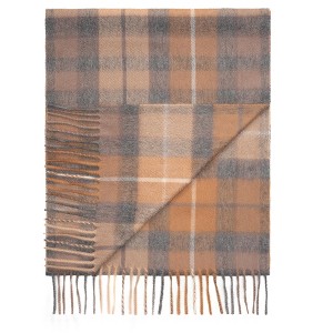 Lona Scott Pure Cashmere Tartan Scarf - 1 of 4