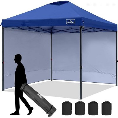 Anybear 10x10FT Navy Blue Pop Up Canopy Tent with 2 Sidewalls