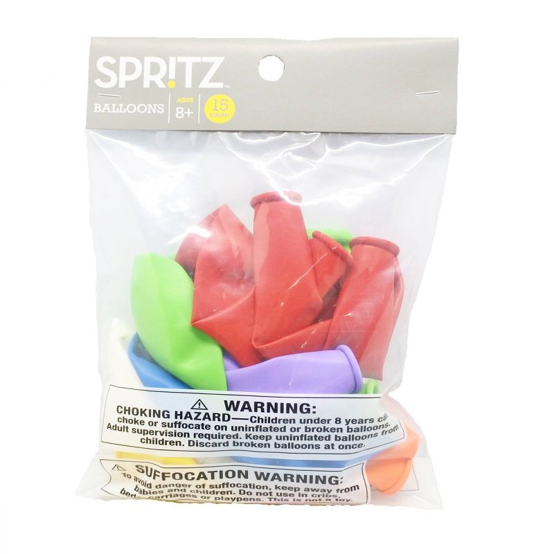 15ct Color Mix Balloons - Spritz&#8482;, 1 of 3