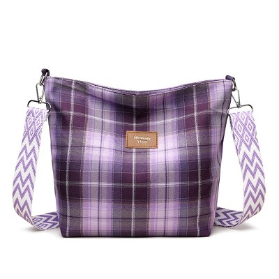 Boersma Large Capacity Contrast Color Shoulder Bag – Stylish Commuter Messenger Tote for Work, Travel & Daily Use