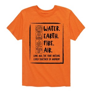 Boys' - Avatar: The Last Airbender - Elements Harmony Short Sleeve Graphic T-Shirt - 1 of 4