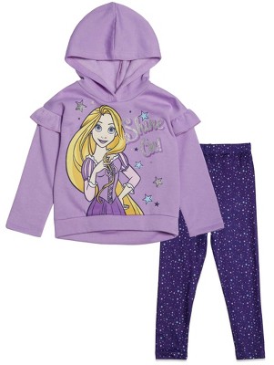 Disney Princess Belle Toddler Girls Pullover Hoodie And Leggings Outfit Set  Princess Belle 4t : Target