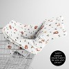 Sweet Jojo Designs Boy, Girl, Unisex/Gender Neutral 5-in-1 Multi Use Baby Nursing Cover Woodland Animal Pals Green, Beige, Brown & Orange - 4 of 4