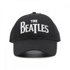Adult The Beatles 3D Embroidered Logo Snapback Hat - 2 of 4