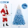Yaheetech 6Ft/7.5Ft/9Ft Pre-lit Flocked Artificial Christmas Tree - 3 of 4