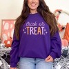 Simply Sage Market Women's Graphic Sweatshirt Trick Or Treat Colorful - image 2 of 4