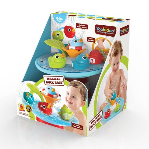 Bath Toy Storage - 2 Piece Elephant Baby Bathtub Toy Holder with