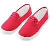 Collections Etc Stretch No-Tie Classic Canvas Stripe Detailed Sneakers - 4 of 4
