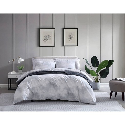 Branches Comforter And Sham Set Full/Queen Gray - City Scene