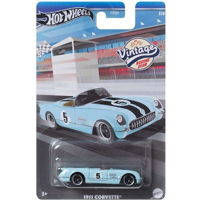 Hot Wheels Vintage Racing Club Light Blue Diecast 1955 Corvette