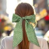 Unique Bargains Women's Fashion Scarf Headband Light Green White 1 Pc - 2 of 4