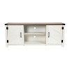 Emma and Oliver 59 Inch Barn Door TV Stand Fits up to 65" TV's with Adjustable Shelf - 3 of 4