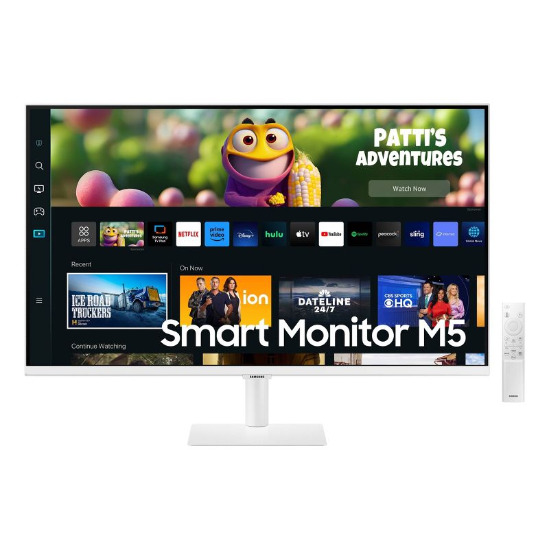 Samsung 32&#34; M50C FHD Smart Monitor with Streaming TV - White, 3 of 15