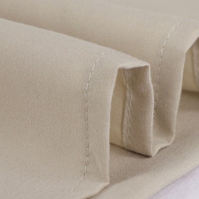 Khaki King Size Brushed Microfiber Pillow Cases with Envelope Closure