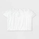 Men's 4+1 Bonus Pack Short Sleeve V Neck Undershirt - Goodfellow & Co™ White