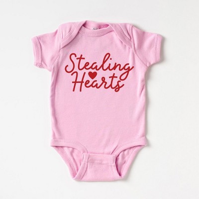 The Juniper Shop Stealing Hearts Cursive Baby Bodysuit