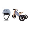 Kinderfeets Slate Blue Adjustable Toddler & Kids Bike Helmet Bundle with Kinderfeets Tiny Tot PLUS 2-in-1 Balance Bike Tricycle, Slate Blue - image 2 of 4