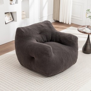 Bean Bag Chair Modern with Armrests for Living Room or Bedroom 37in-3irtyhousy - 1 of 4