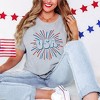 Simply Sage Market Women's USA Firework Short Sleeve Graphic Tee - 2 of 4