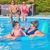 SwimWays Spring Float Premium XL Recliner Chair for Swimming Pool, Inflatable Pool Floats Adult with Fast Inflation, Cup Holder & Foot Rest, Supports - 3 of 4