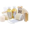 Freida & Joe Skin Care Collection in Vintage Wooden Basket Bath & Body Gift Set Luxury Body Care Mothers Day Gifts for Mom - 2 of 3