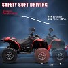 12V Kids ATV Ride-On Toy, Bombardier Licensed BRP Can-am 4 Wheeler Quad, LED Lights, Bluetooth, Music, USB, Suspension - 3 of 4
