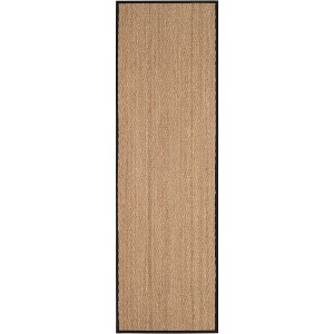 Natural Fiber Herringbone Seagrass NF115 Power Loomed Indoor Rugs - Safavieh - 1 of 4