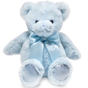 Bearington Baby Light Blue Teddy Bear Plush, 10 Inch Blue Stuffed Animal - 1 of 4