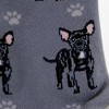 E & S Pet 14.0 Inch Black Chihuahua Socks Happy Tails Crew Socks - 3 of 3