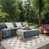 Traditional Geometric Infinity Border Indoor Outdoor Area Rug by Blue Nile Mills  - 2 of 4