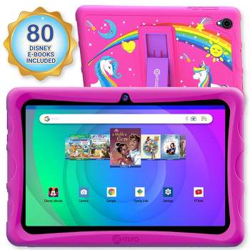Contixo 10" Android Kids Tablet 64GB Octa-Core 2.0GHz, 4 GB DDR3 (2023 Model), Includes 80+ Disney Storybooks, Kid-Proof Case with Kickstand (K103A)