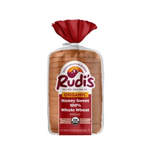 Rudi's Organic Whole Wheat Sweet Honey Whea tBread - 22oz - 1 of 2