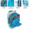 Blue Vibrant Medallion Reinforced and Water Resistant Padded Laptop School Backpack - 3 of 3
