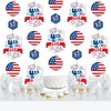 Big Dot of Happiness Firecracker 4th of July -  Party DIY Dangler Backdrop - Hanging Vertical Decorations - 30 Pieces - 2 of 4