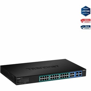 TRENDnet 28-Port Gigabit Web Smart Switch TPE5028WS - Network Switches - 1 of 4