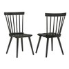 GDFStudio Rosalind Farmhouse Dining Chairs with Curved Slatted Backrest (Set of 2) - 4 of 4