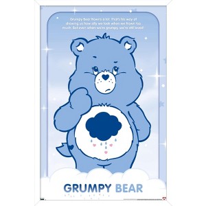 Trends International Care Bears - Grumpy Bear Framed Wall Poster Prints - 1 of 4