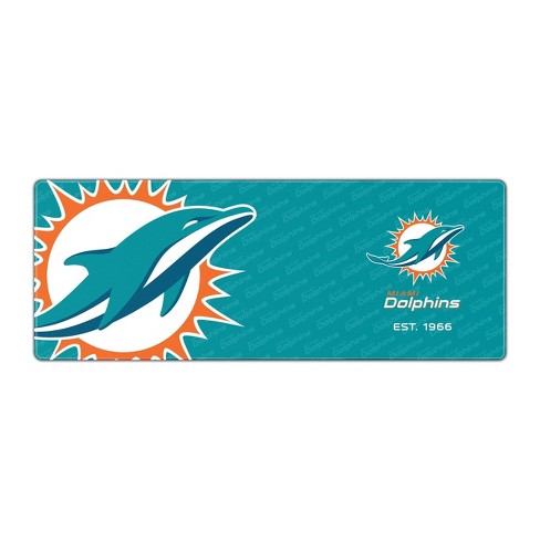 Nfl Miami Dolphins Logo Series 31.5' X 12' Desk Pad : Target