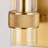 Vaxcel Bari 1 - Light Sconce in  Satin Brass - 3 of 4