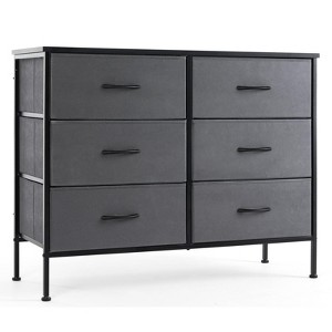 Kumasinova Dresser for Bedroom,Tall Chest of Drawers with Metal Frame and Wood Top,Storage Tower for Kid Room,Closet,Entryway,Nursery - 1 of 4