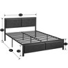Twin/Full/Queen Size Bed Frame with Wood Headboard and Footboard, 14 Inch Platform Mattress Foundation, No Box Spring Needed Bed - 3 of 4