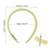 Unique Bargains Women's Classic Elegant Sponge Headband 0.59" Width 4.72" ID 1 Pc - 3 of 4