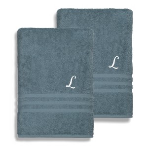 Linum Home Textiles 100% Turkish Cotton 2PC Denzi Bath Towel Set - 1 of 1