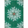 Fulvari Christmas Snowflake Area Rug,Rug Washable Non Slip for Entryway,Mats for Front Door,Bedroom Living Room Laundry Room Indoor - 3 of 4