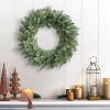 Puleo 24" Lexington Fir Artificial Blue/Green Christmas Wreath - 3 of 4