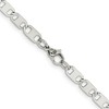 Black Bow Jewelry 5mm Stainless Steel Flat Anchor Chain Necklace - 4 of 4